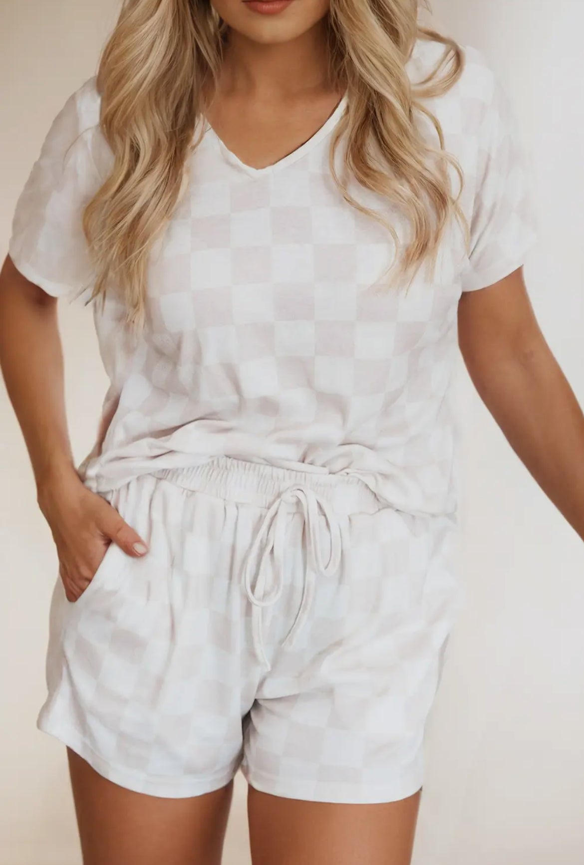 Checkered Loungewear set