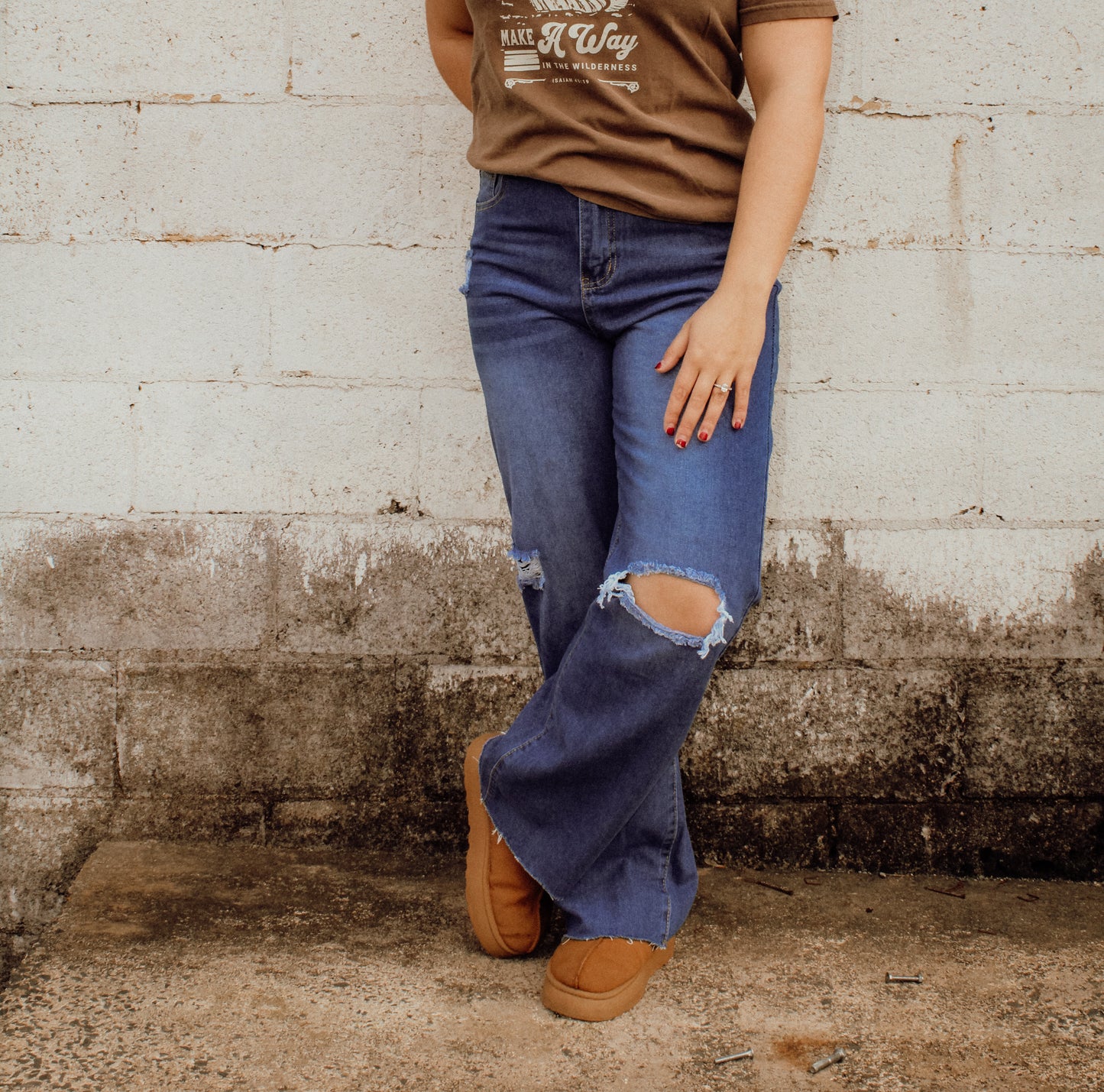 Everyday denim pants