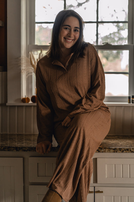 Cozy Christmas loungewear set